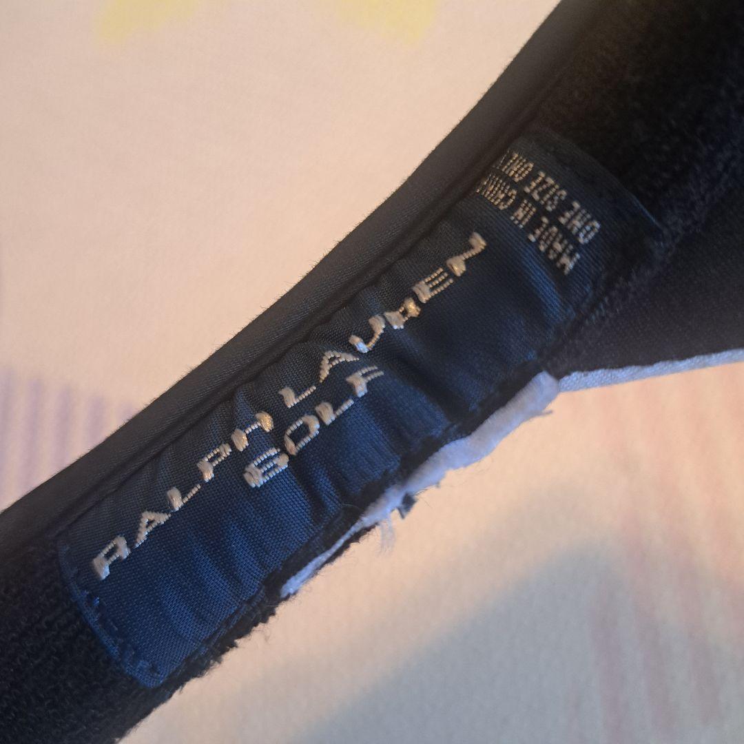 Ralph Lauren golf 黒 サンバイザー ポロラルフローレン　ゴルフ