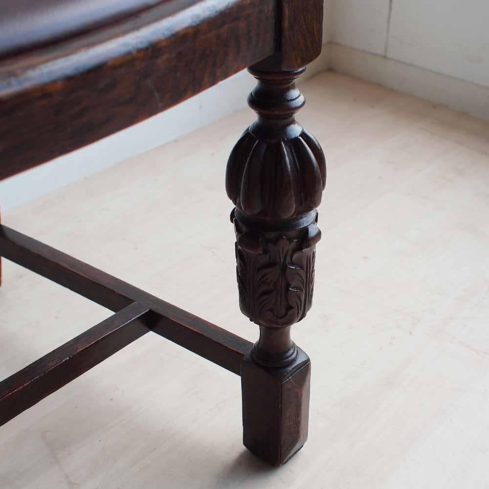 ミッキー様 バルボスレッグ オーク材 チェア C ZR24226