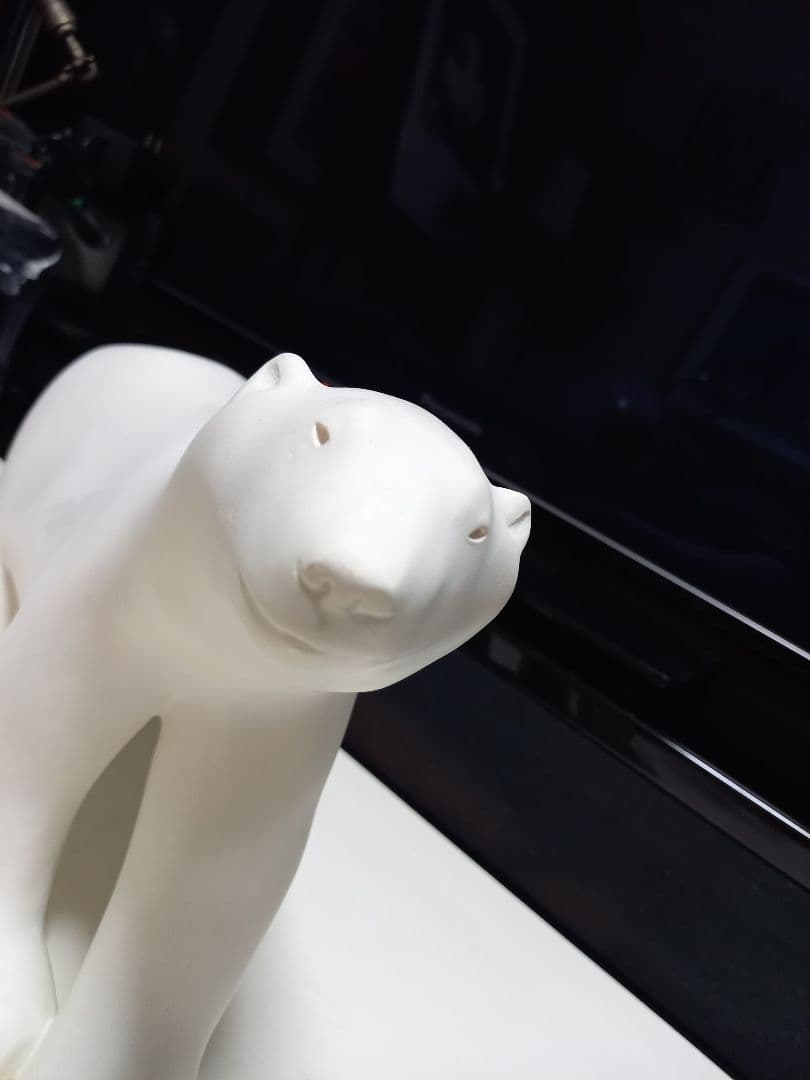 フランソワ　ポンポン　ルーブル美術館　ムラージュ工房　大型　シロクマ　オブジェ