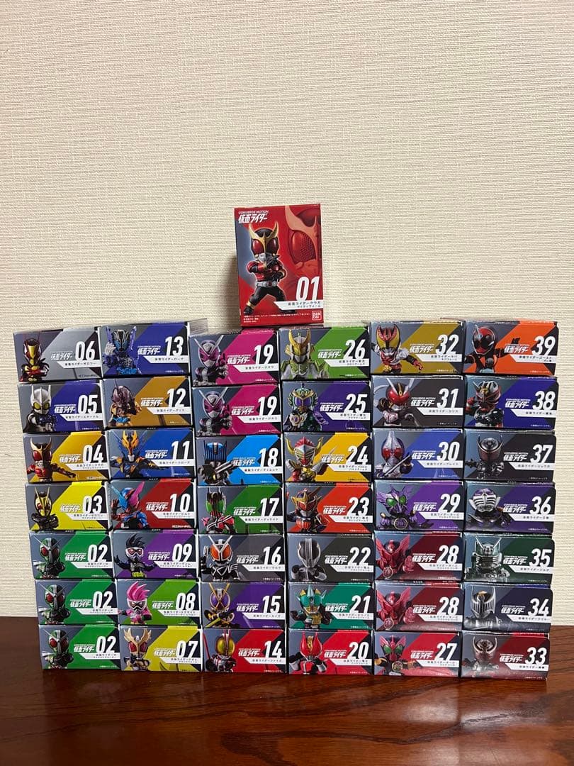 コンバージモーション仮面ライダー1〜39までシークレット含む42体セット