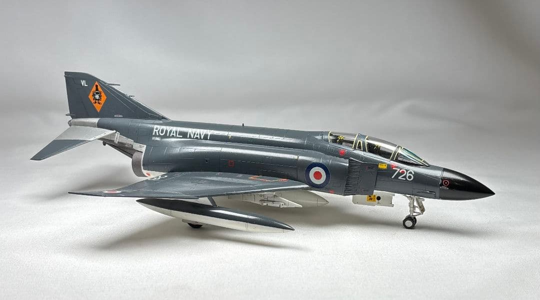 【完成品】フジミ 1/72 ブリティッシュ ファントム F-4K
