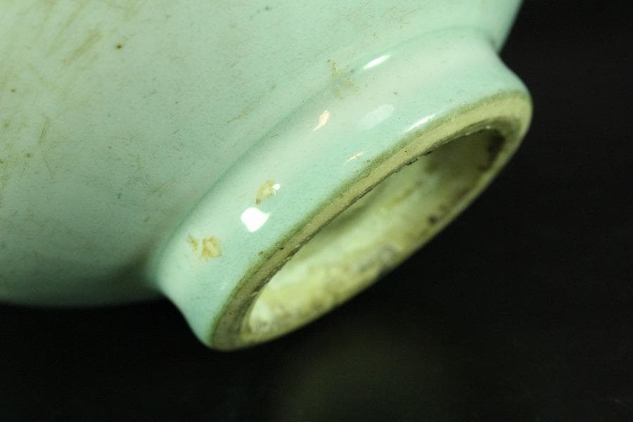 中国美術 青白磁 影青 碗 φ16.5cm 宋(K-XA723)