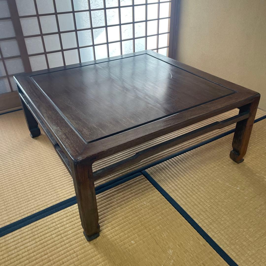 アンティーク家具 100年前 ちゃぶ台 座卓 和室 和家具【昭和レトロ】