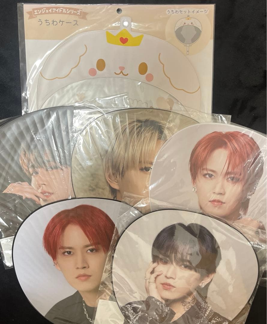 jo1白岩瑠姫　jochum ルル　うちわ　うちわケース　セット