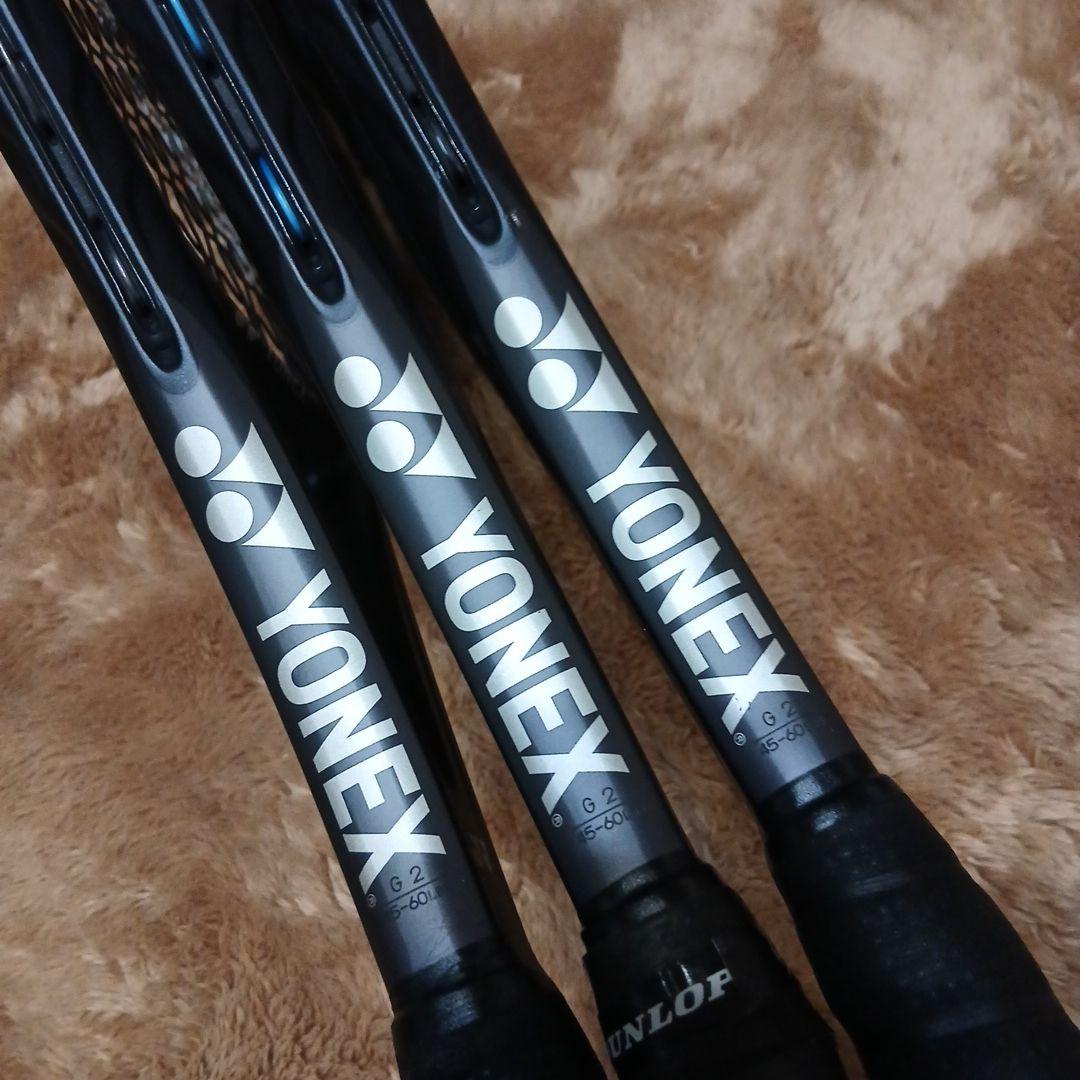 【国内正規品】YONEX VCORE100 G2 ブラック(3本セット)