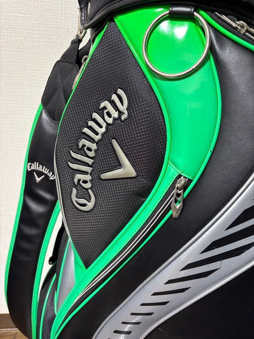 【超メルカリ市限定最特価！】Callaway キャディバッグ ブラック/グリーン