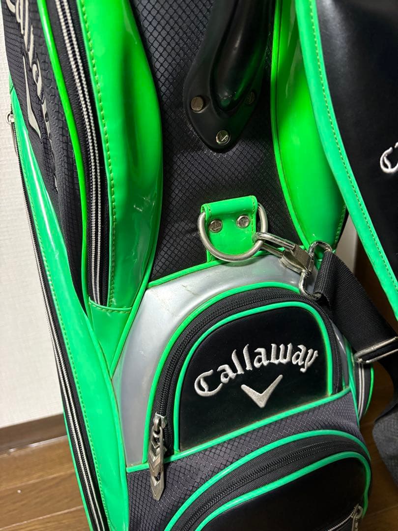 【超メルカリ市限定最特価！】Callaway キャディバッグ ブラック/グリーン