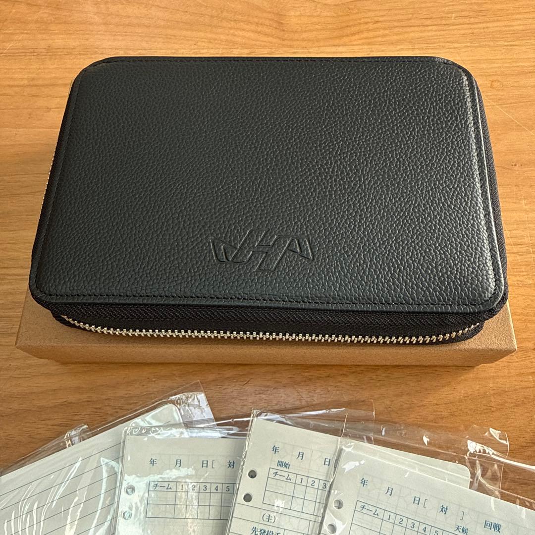 ハタケヤマ 手帳型 スコアブック レフィル付き プロ愛用 野球 ソフトボール