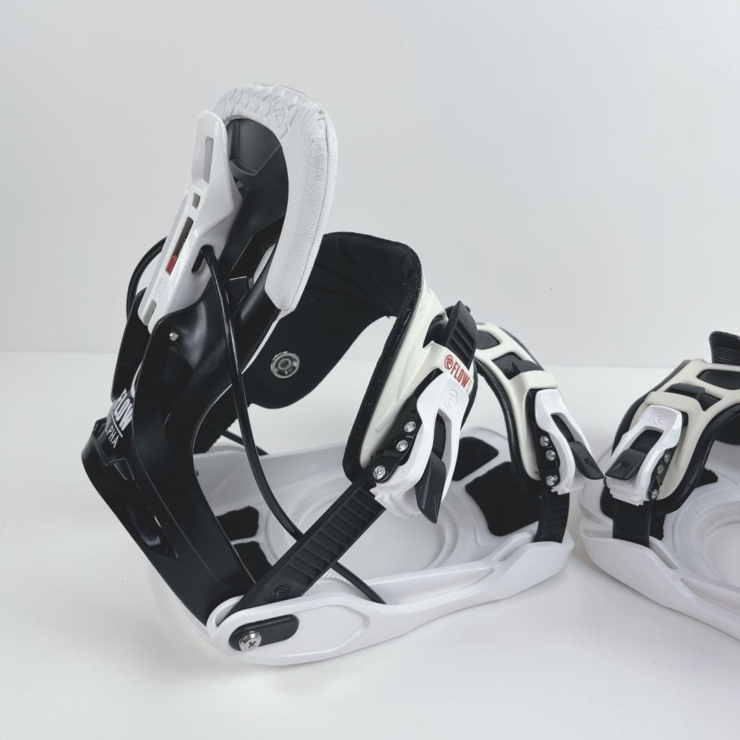 FLOW フロー スノーボード ビンディング ALPHA LG-Lホワイト