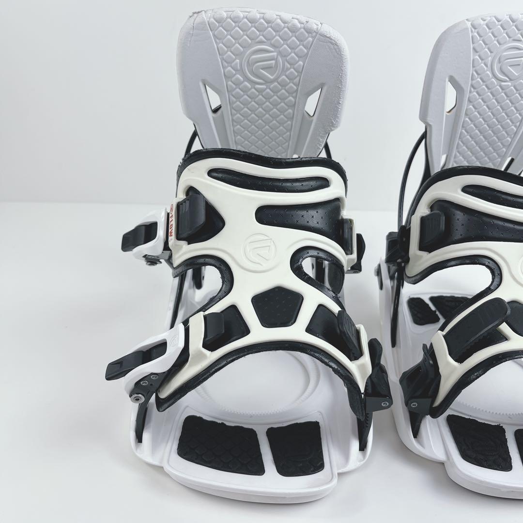 FLOW フロー スノーボード ビンディング ALPHA LG-Lホワイト