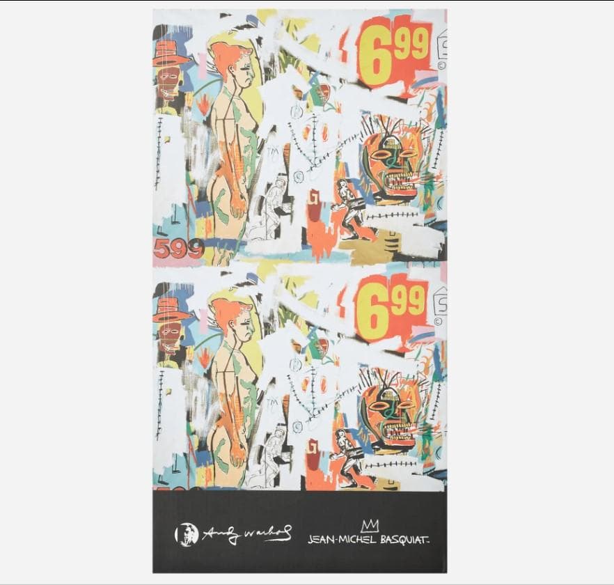 新品 BE@RBRICK 1000% ウォーホル x バスキア＃4