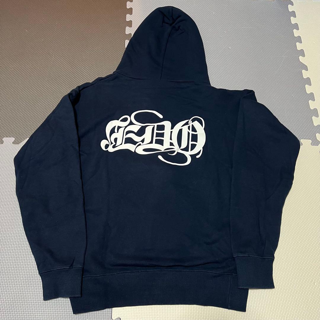 【古着】EDO ロゴフーディー JESSE RIZE TheBONEZ