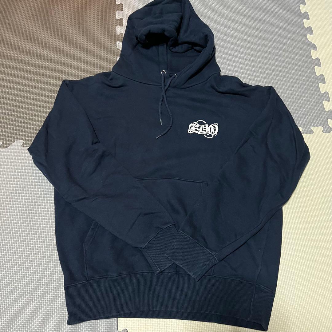 【古着】EDO ロゴフーディー JESSE RIZE TheBONEZ