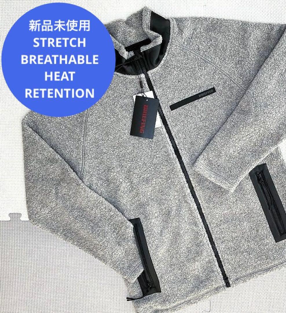 BRIEFING SH MS WOOL BOA BLOUSON（GRAY／M）