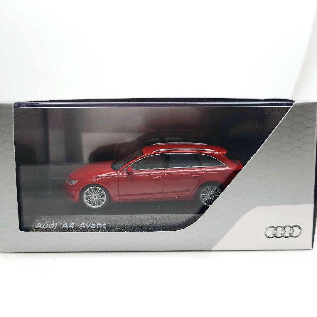1/43 アウディ アバント（B9系）タンゴレッド アウディディーラー特注品