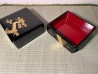 金蒔絵重箱（二段、内朱塗）