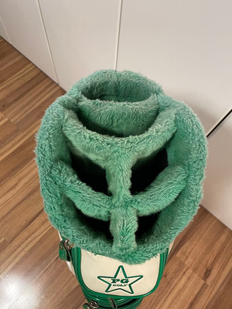 PEARLY GATES キャディバッグ パーリーゲイツ グリーン/ホワイト