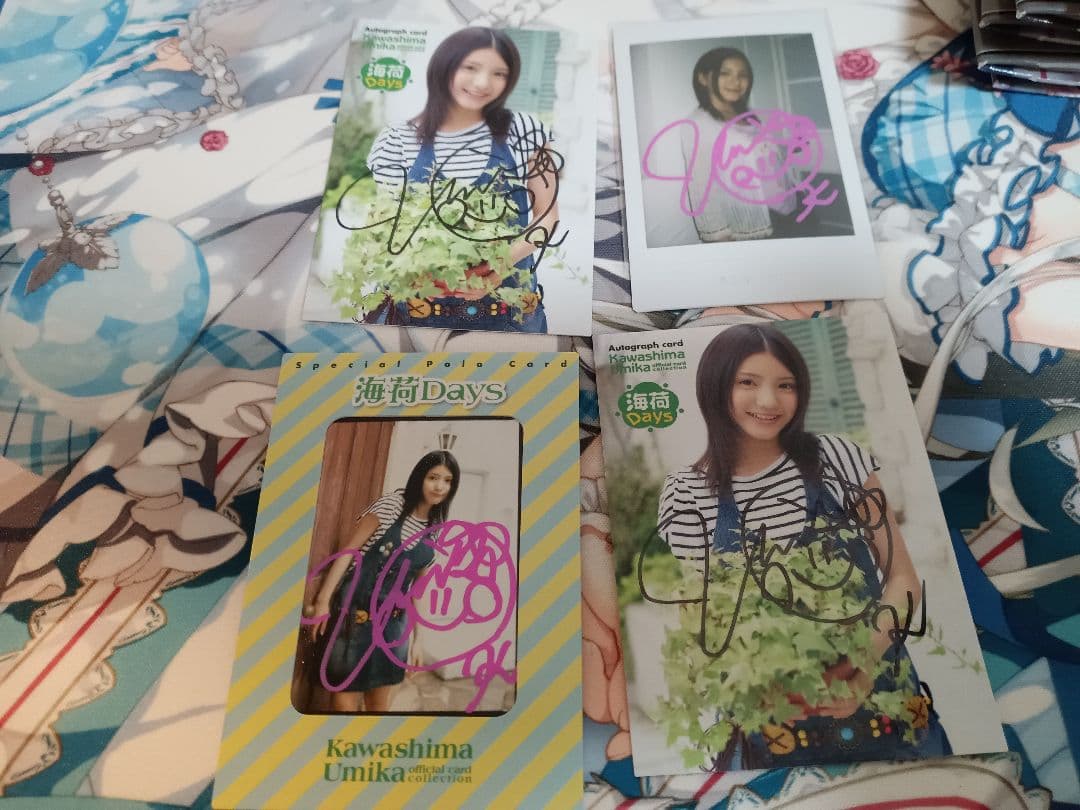 最終値下げ　川島海荷　カードコレクション　海荷Days　ファイル　サインカード