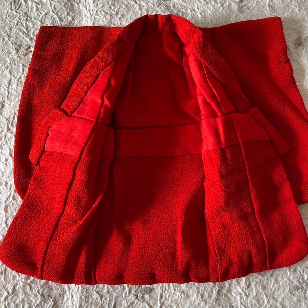 古布　江戸縮緬　人形の着物　長襦袢　2612506