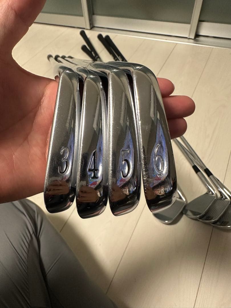 アイアンセット スチールシャフト ミラー仕上げ