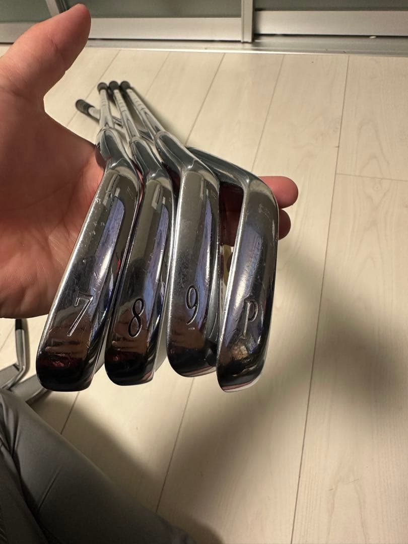 アイアンセット スチールシャフト ミラー仕上げ