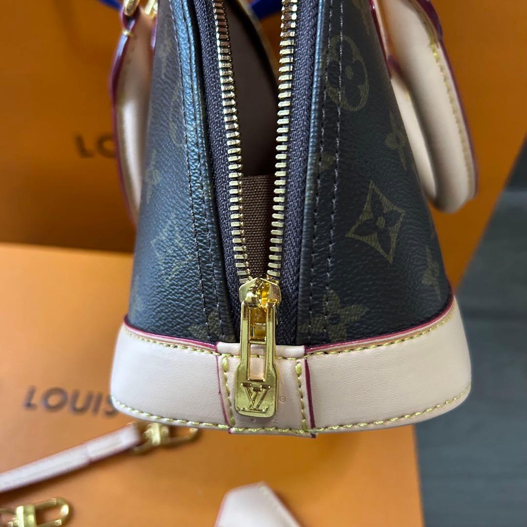 ハンドバッグ ブラウン/ベージュ