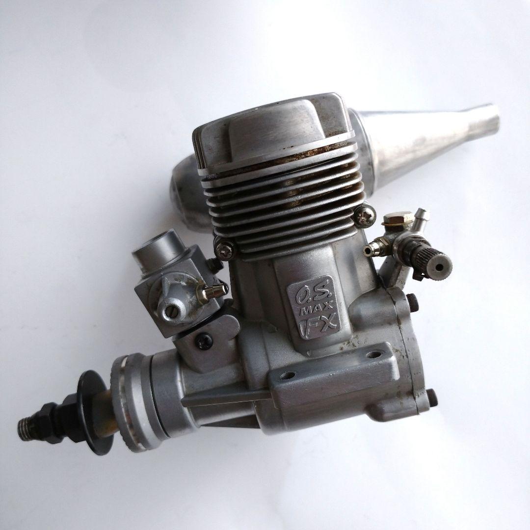 ラジコン飛行機 エンジン OS MAX FX 91 マフラー付き