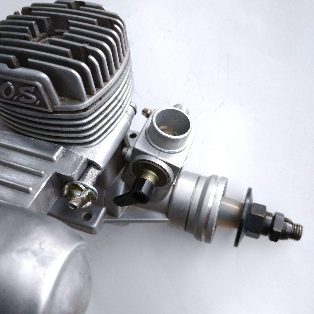 ラジコン飛行機 エンジン OS MAX FX 91 マフラー付き