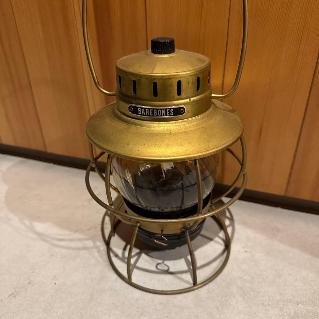 ベアボーンズ　レイルロードランタン　真鍮
