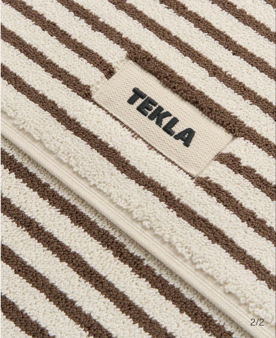 TEKLA テクラ ストライプ バスマット オーガニックコットン 100%