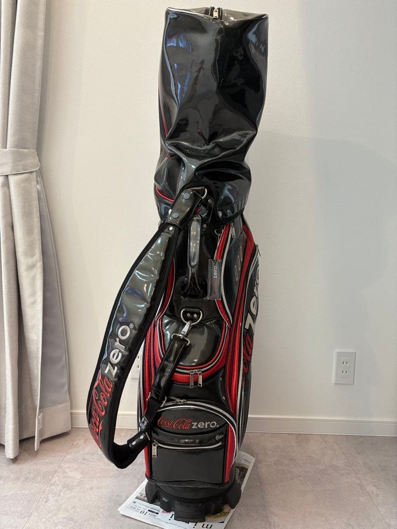 コカコーラゼロ　キャディバッグ　5本つき