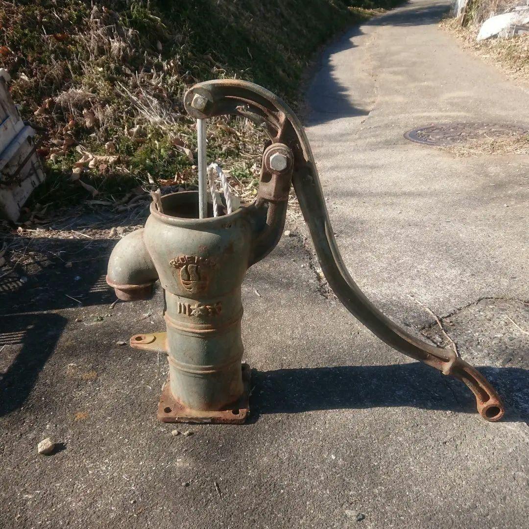 レトロ川本式手押し井戸ポンプ 35