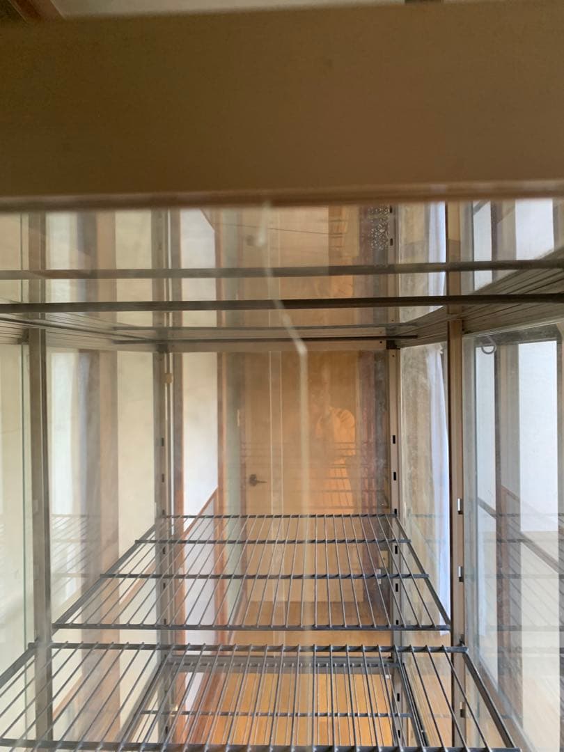 昭和アルミ　透明ガラス製ショーケース