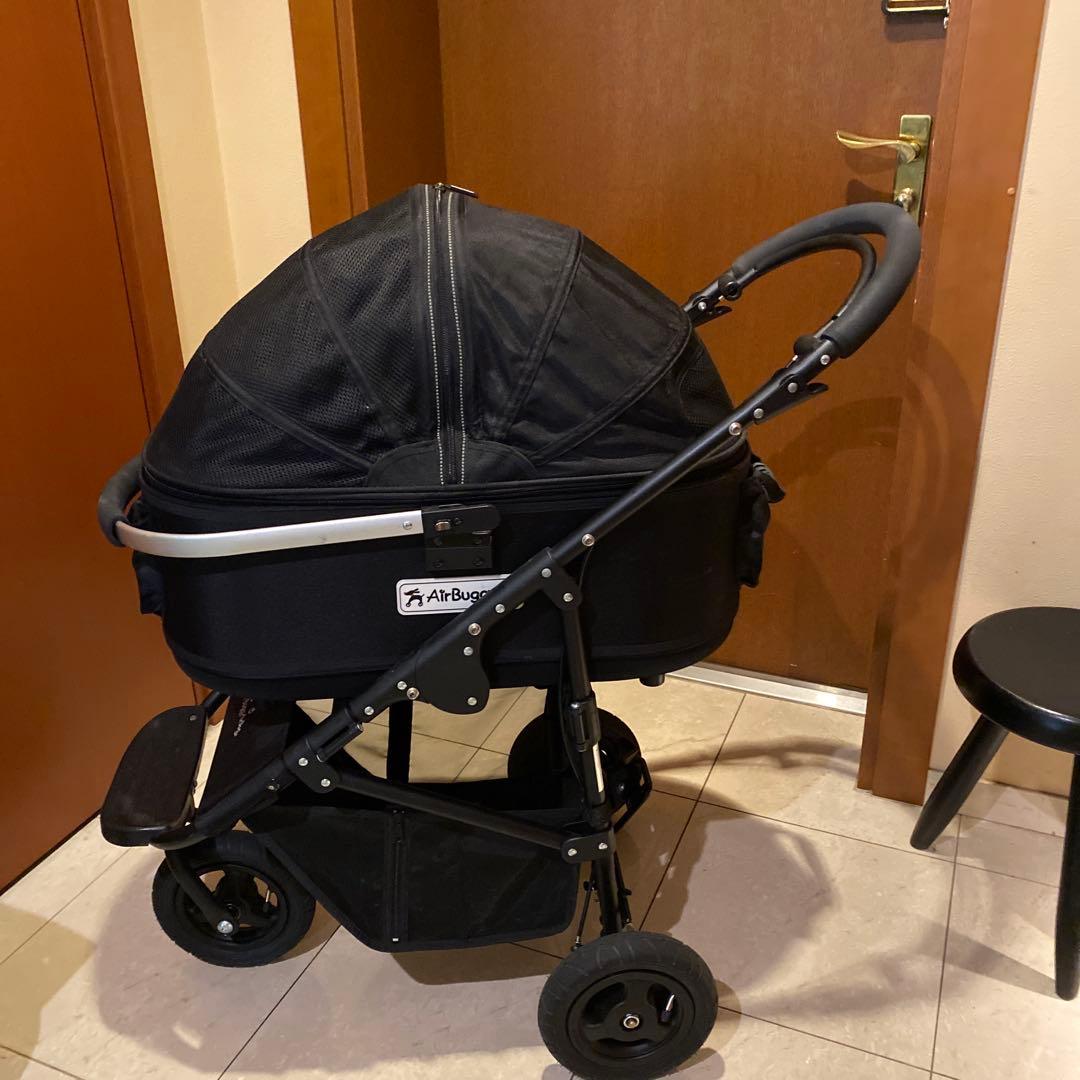 犬用AirBuggy ブラック 犬用 タイヤ交換済