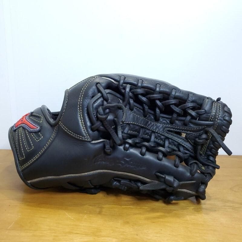 ミズノ ビクトリーステージ 限定レッドラベル 小指二本入れ 外野用 軟式グローブ