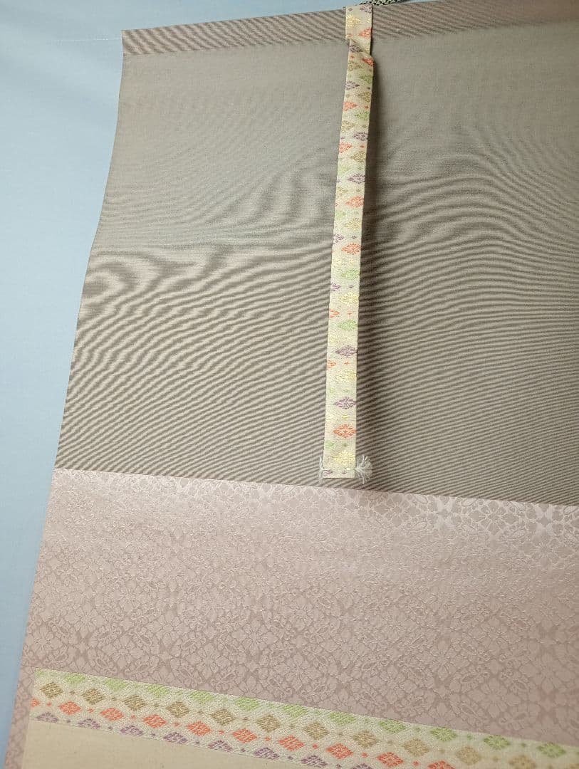 【茶道具】大徳寺西垣宗典和尚筆 雛の絵画賛　美山画　 「桃花萬家宴」軸C38