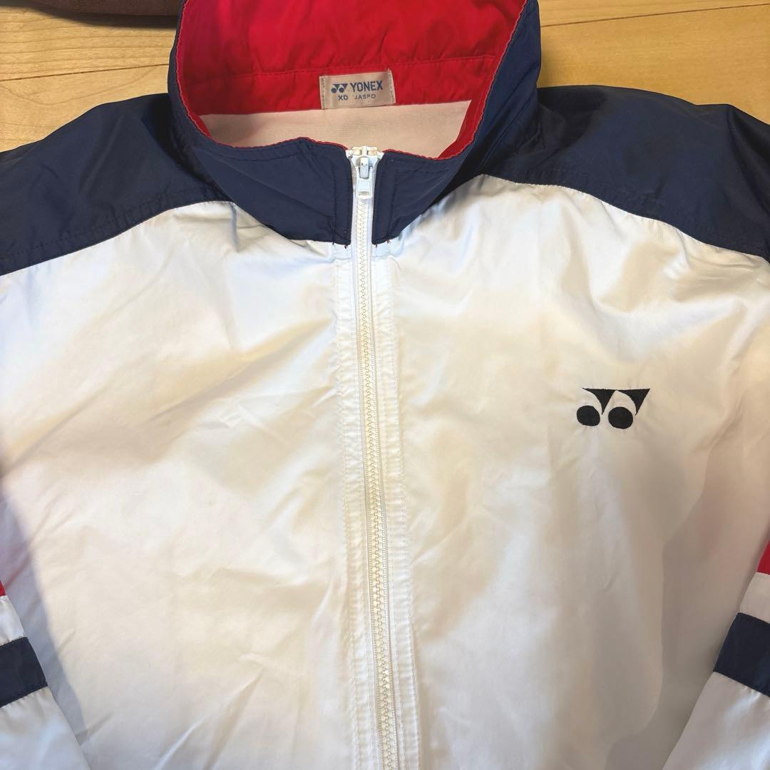 90s YONEX ヨネックスウィンドブレーカー　ジップアップジャケット大きい