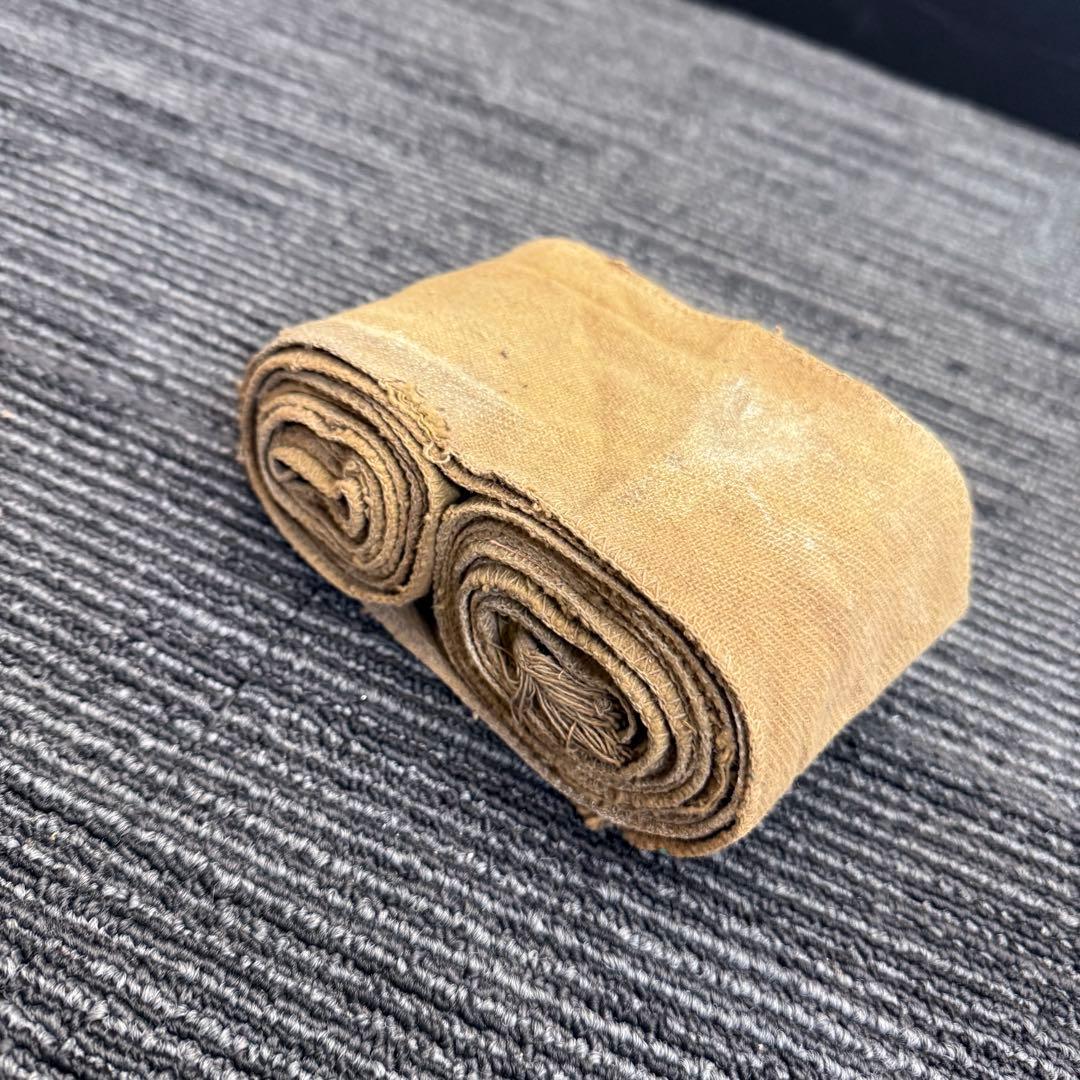 ②【超希少】当時物 ミリタリー ゲートル 左右セット 激レア風合い