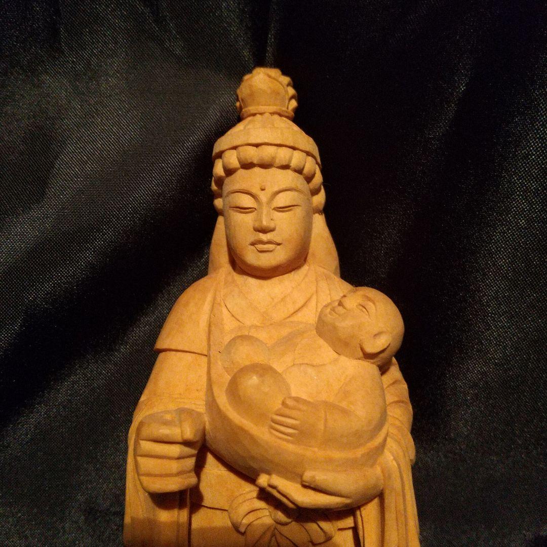 128000円■高級柘植仏像■A3 大黒天 大日如来 鬼子母神 弥勒菩薩 立像