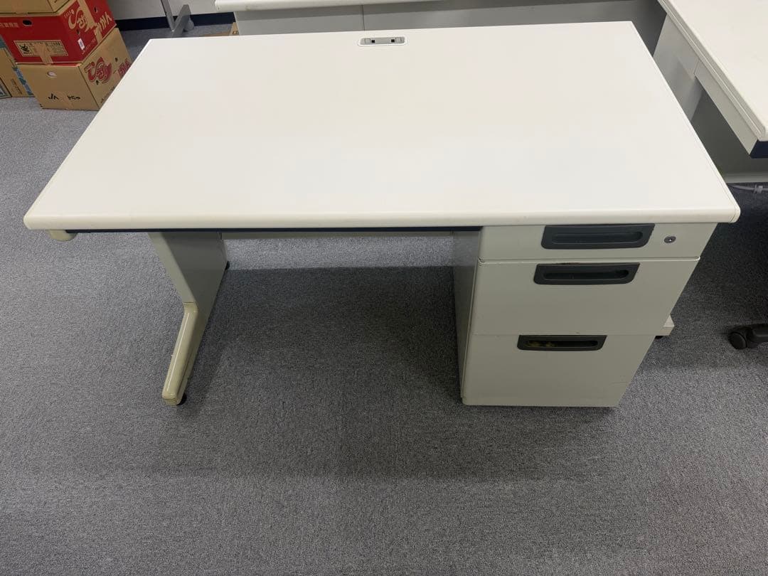 オフィス片袖デスク 1200x700x700 ①