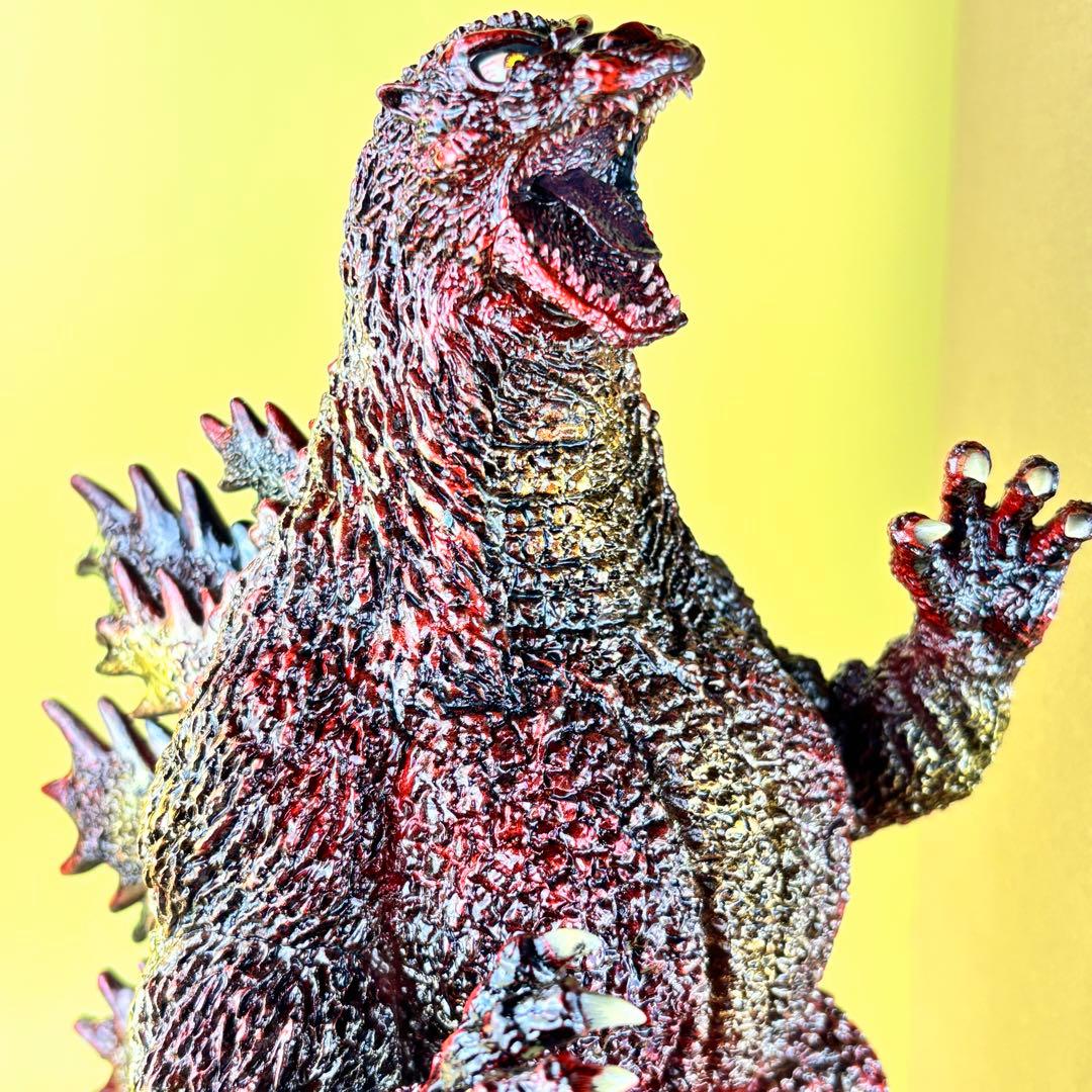 東宝30ｃｍシリーズ ラストシーン ゴジラ カスタム　赤・金　後藤 彩色所