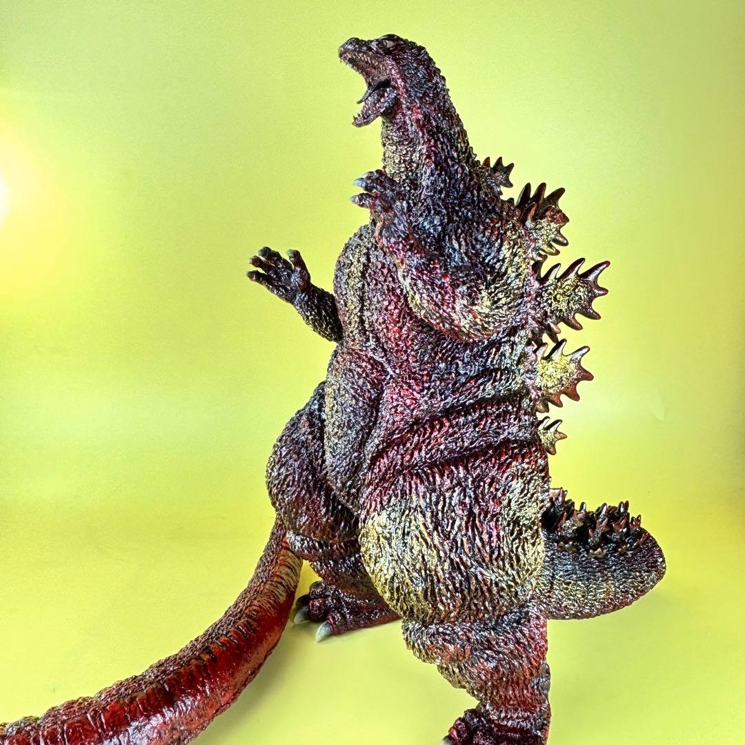 東宝30ｃｍシリーズ ラストシーン ゴジラ カスタム　赤・金　後藤 彩色所