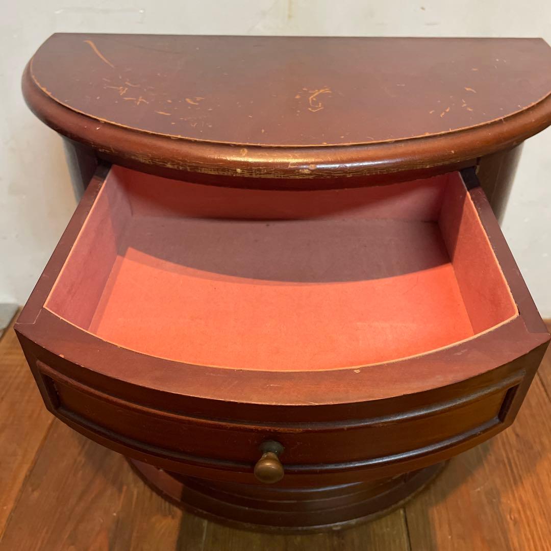 美品　木製　ヴィンテージ　チェスト　棚　アクセサリー　小物　当時物