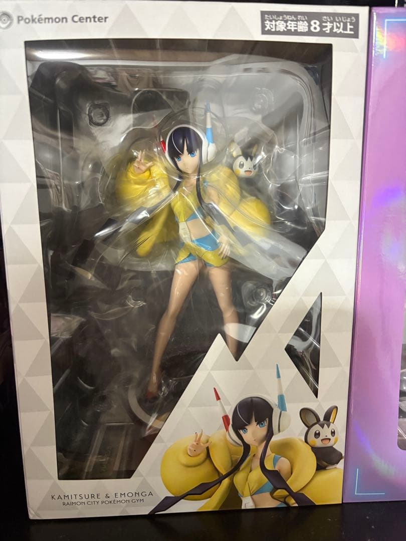 カミツレ&エモンガ フィギュア ポケモンセンター限定 ナンジャモフィギュア 壽屋