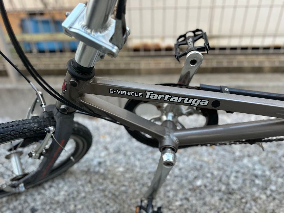 美品Tartaruga折りたたみ自転車 E-Vehicle 中古整備済引取り可