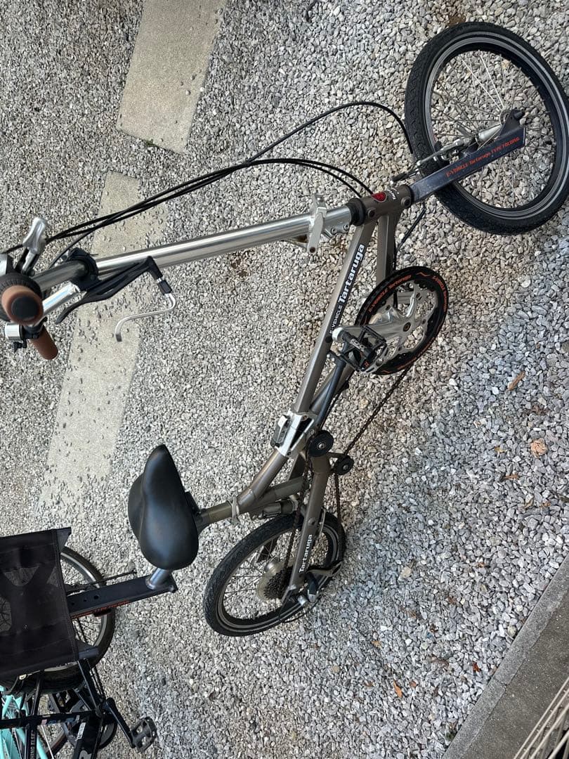 美品Tartaruga折りたたみ自転車 E-Vehicle 中古整備済引取り可