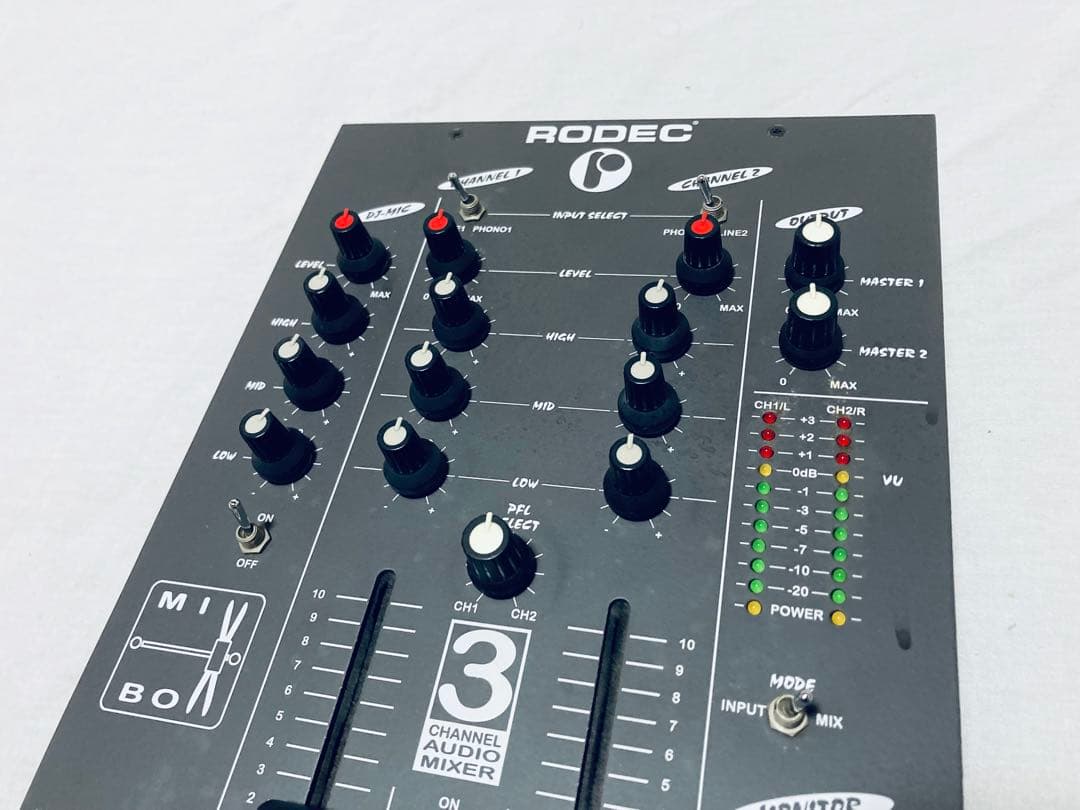 RODEC MIXBOX DJミキサー 動作良好 希少 生産終了