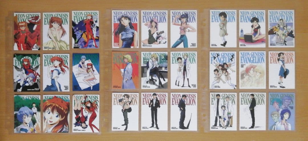 【田中野夫】カードダスマスターズ 新世紀エヴァンゲリオン 第参集フルコンプ