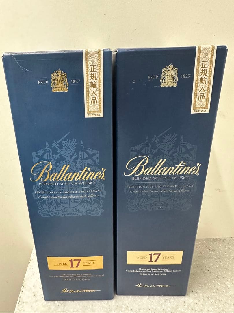 Ballantine's 17年 ブレンデッドスコッチウイスキー×2
