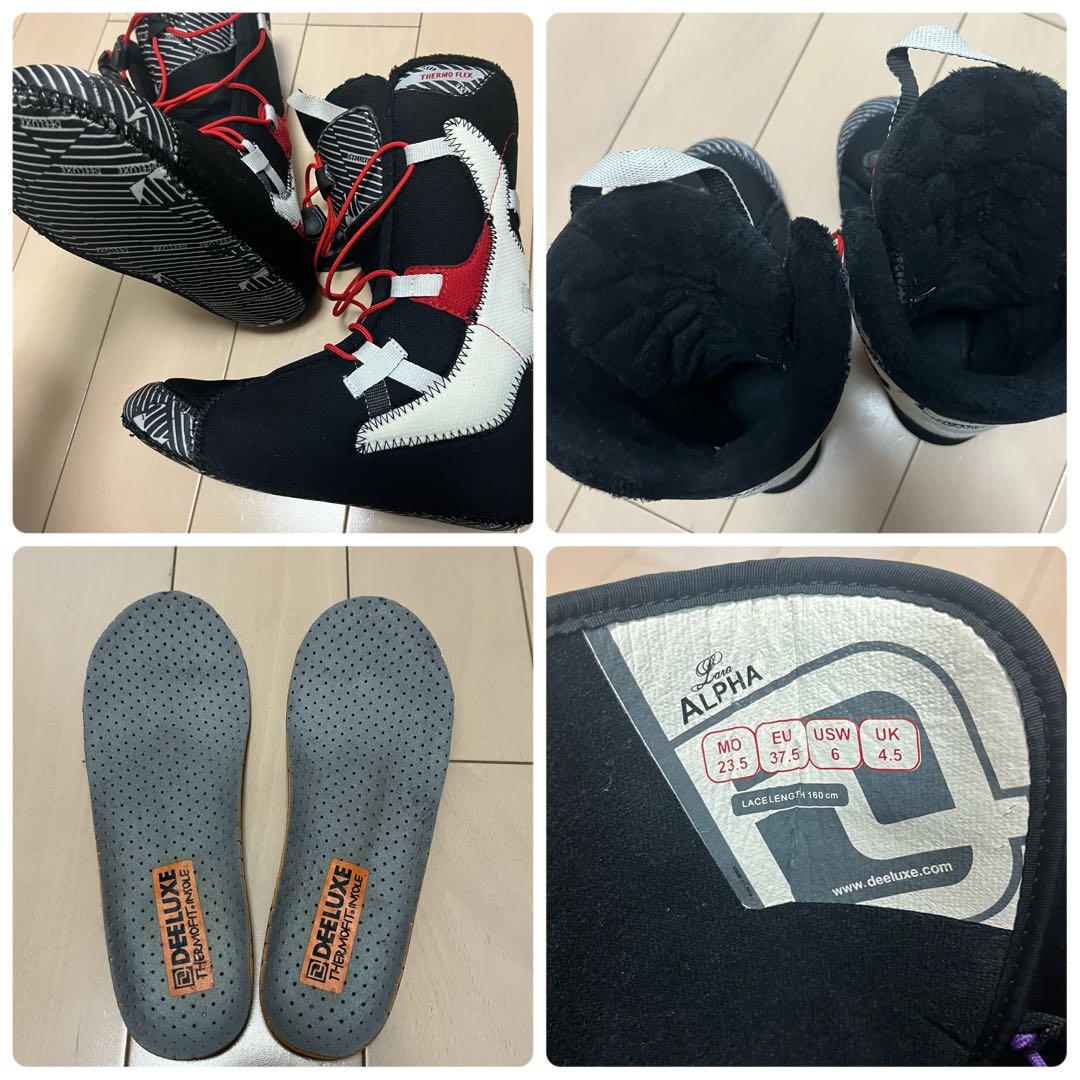 美品 DEELUXE ディーラックス スノーボードブーツ 23.5